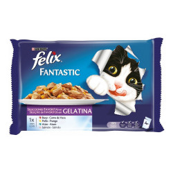 aliments pour chat purina felix 4 x 100 g