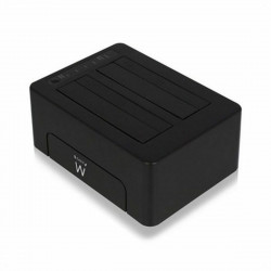 dock station dual ewent aaacet0186 dual 2.5″-3.5″ usb 3.1 abs nero