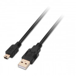 usb 2.0 a zu mini usb-b-kabel nanocable 10.01.0402 1 8 m schwarz