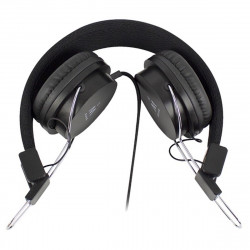 auriculares de diadema ewent ew3573 3.5 mm preto