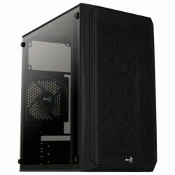 atx matx semi-tower box gaming aerocool cs107v1 black