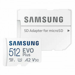 cartão de memória micro sd com adaptador samsung mb-mc512kaeu 512 gb uhs-i 130 mb s