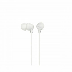 headphones with microphone sony mdrex15apw in-ear white