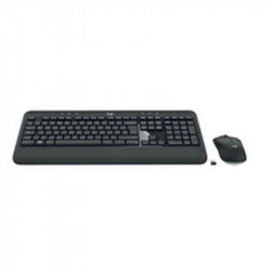keyboard with gaming mouse logitech 920-008680 black black white spanish spanish qwerty