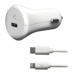 usb car charger ksix apple-compatible 18w