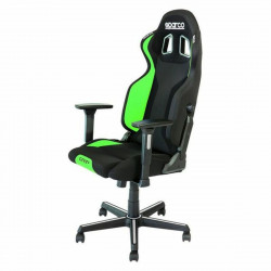 gaming chair sparco black green 150 black multicolour