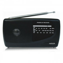 radio am fm haeger pr-tri.002a black