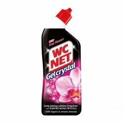 cleaner wc net gel crystal pink toilet floral 750 ml
