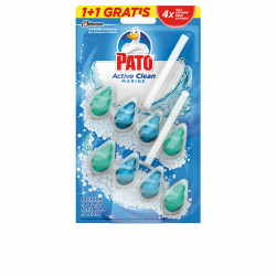 toilet air freshener pato pato wc active clean disinfectant navy 2 units