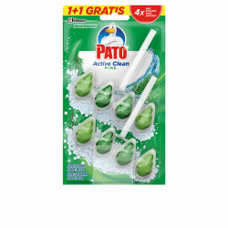 toilet air freshener pato pato wc active clean disinfectant pinewood 2 units