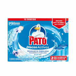 toilet air freshener pato discos activos replacement navy 2 units disinfectant