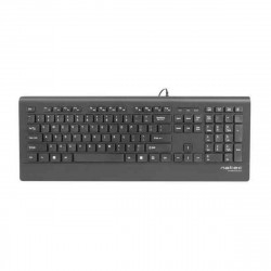 keyboard natec nkl-1717 black spanish