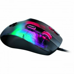 mouse roccat kone xp black gaming led lights with cable
