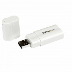 External Sound Card USB Startech ICUSBAUDIO White