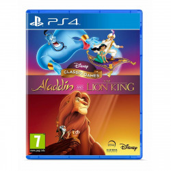 playstation 4 video game disney aladdin and the lion king