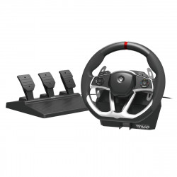 gaming wheel and pedal support hori force feedback racing wheel dlx