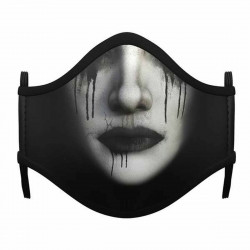 reusable fabric mask my other me gothic woman