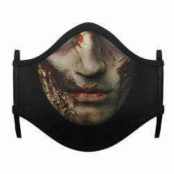 reusable fabric mask my other me 10-12 years zombie