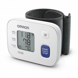 blood pressure monitor wrist cuff omron rs1 white