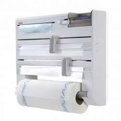 kitchen paper holder leifheit 25723 white plastic
