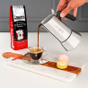 Italian Coffee Pot Bialetti Venus box Wood Stainless steel 2 Cups 100 ml