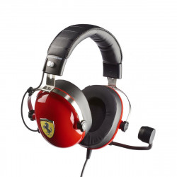 headphones thrustmaster new! t.racing scuderia ferrari edition black red