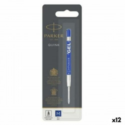 refill for ballpoint pen parker quink flow blue 12 units