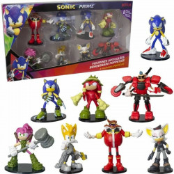 jointed figures sonic prime 8 pieces