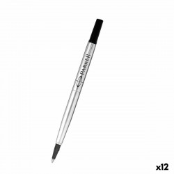 refill for ballpoint pen parker black 12 units