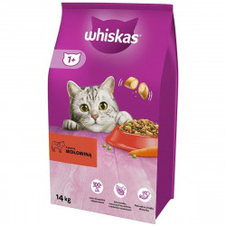 aliments pour chat whiskas 5900951014345 adulte veau 14 kg