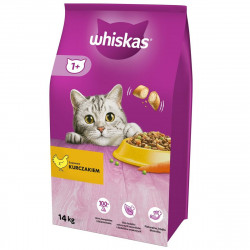 aliments pour chat whiskas adulte poulet légumes 14 kg