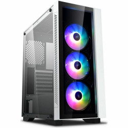 case computer desktop atx deepcool matrexx 55 v3 add-rgb wh 3f bianco nero nero bianco multi