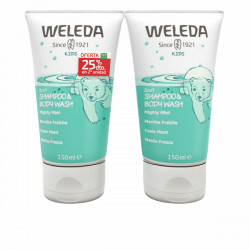 2-in-1 gel and shampoo weleda mint lavendar 150 ml x 2