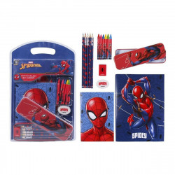 Stationery Set Spiderman 2100003564 Red (16 pcs)