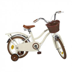 bicicleta infantil vintage toimsa toi16231  16″ bege