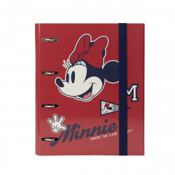 ring binder minnie mouse a4 red 26 x 32 x 4 cm