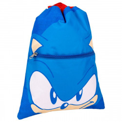 child s backpack bag sonic blue 27 x 33 cm