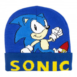 child hat sonic blue one size