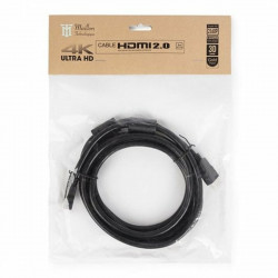 hdmi cable maillon technologique mtbhdb2030 4k ultra hd male plug male plug black 3 m