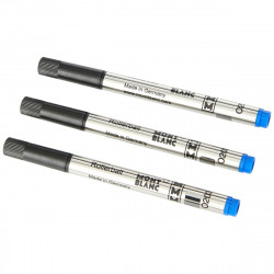 refill for ballpoint pen montblanc 128241 blue 3 units