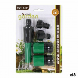 couplings universal little garden 23780 1 2″ - 5 8″ 5 pieces 18 units