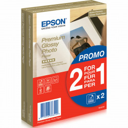 ink and photogrpahic paper pack epson premium glossy photo paper - 10x15cm - 2x 40 hojas