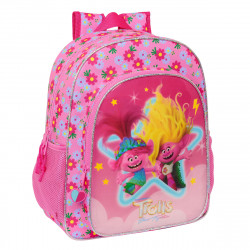school bag trolls pink 32 x 38 x 12 cm