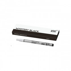 refill for ballpoint pen montblanc 128250 black 2 units