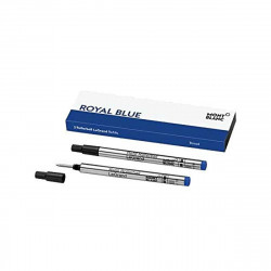 refill for ballpoint pen montblanc 128229 blue 2 units