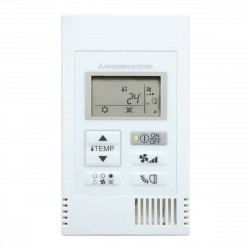 chronothermostat pour air conditionné mitsubishi electric pac-yt52cra blanc