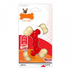 jouet pour chien nylabone extreme chew double bacon taille xl nylon thermoplastique