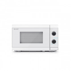 microwave sharp ycms01ec white 800 w 20 l