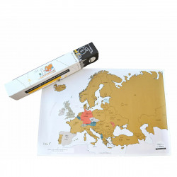 world map europe 65 x 45 cm