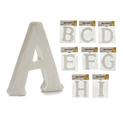 letter polystyrene white 1 unit 2 x 23 x 17 cm